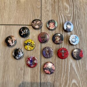 Punk Rock Button Set - Multicolor